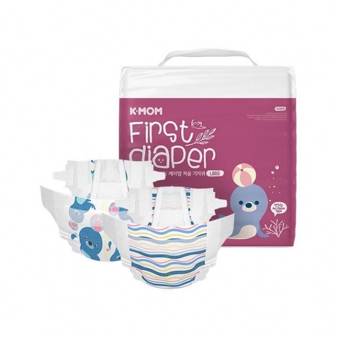 картинка First Diaper Подгузники на липучках магазин детских колясок La Baby