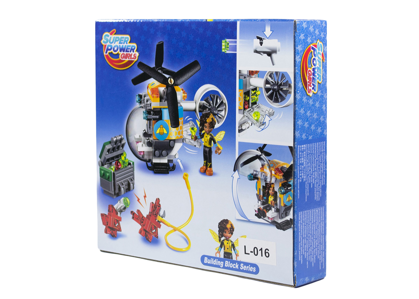 картинка Конструктор Супергерлз «Вертолёт Бамблби» - 144 дет. магазин детских колясок La Baby