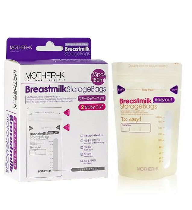 картинка Mother-K Пакеты для грудного молока c двойным замком магазин детских колясок La Baby